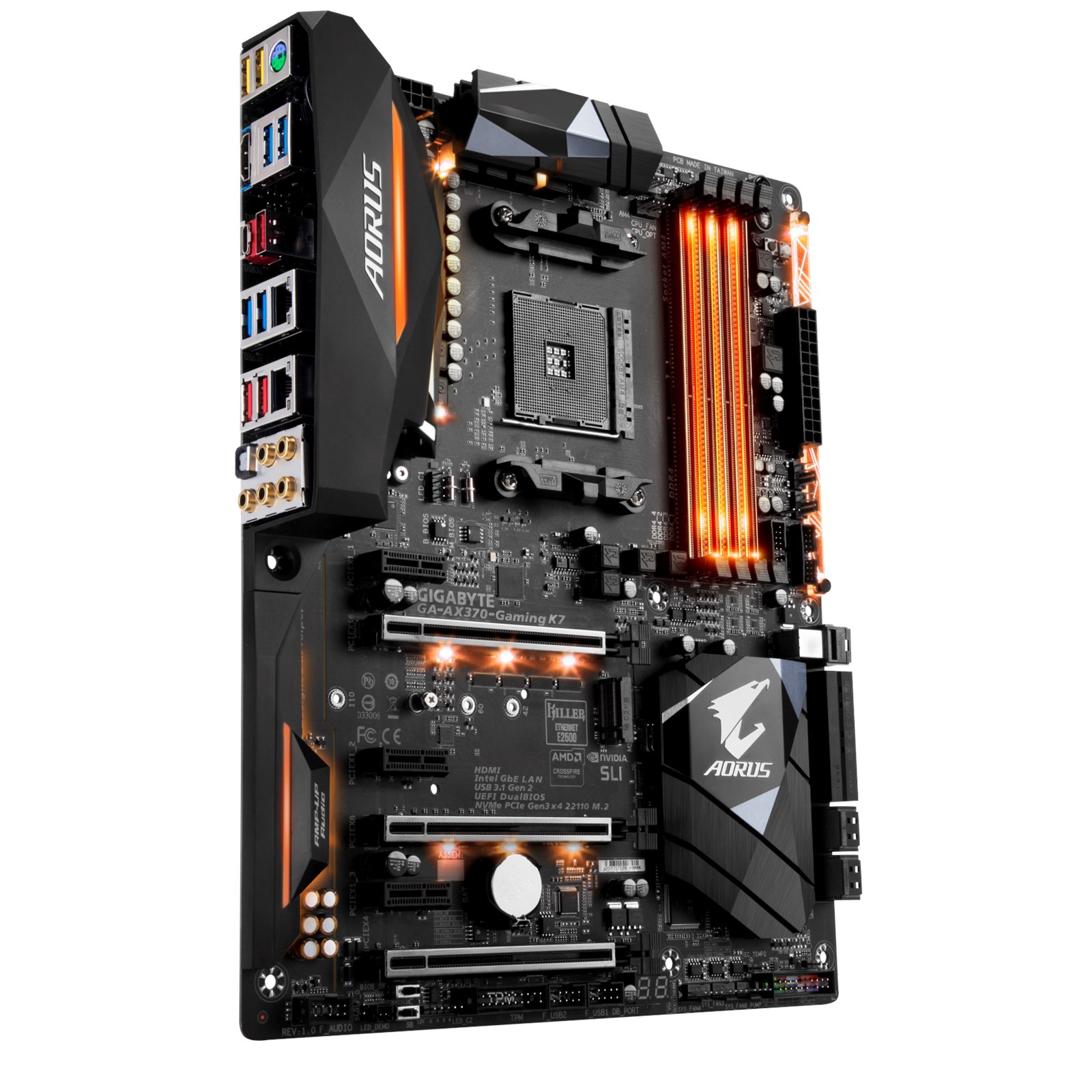Gigabyte Aorus AX370Gaming K7 AMD Socket AM4 GAAX370Gaming K7